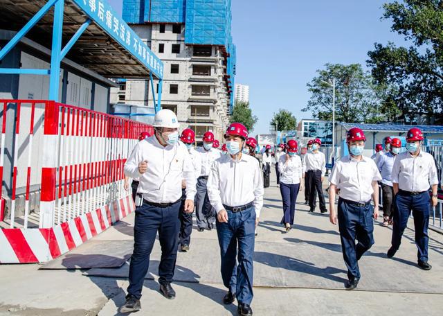 中建集团党组成员、总会计师王云林赴在京重点项目召开专题区域联系会